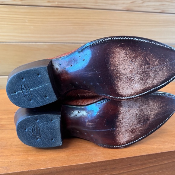 Justin’s men’s lizard skin excellent condition 9.5 main image 4
